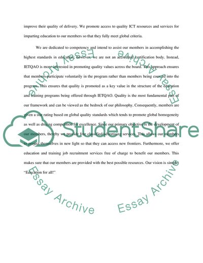 Web site home page wording