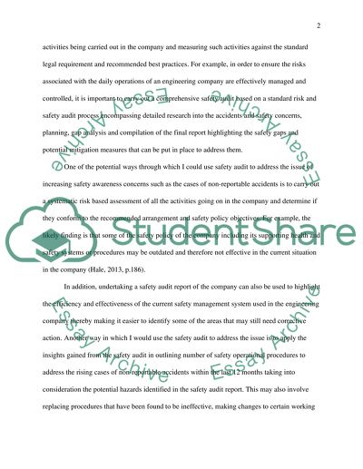 Assessment and Management of Risk within Engineering