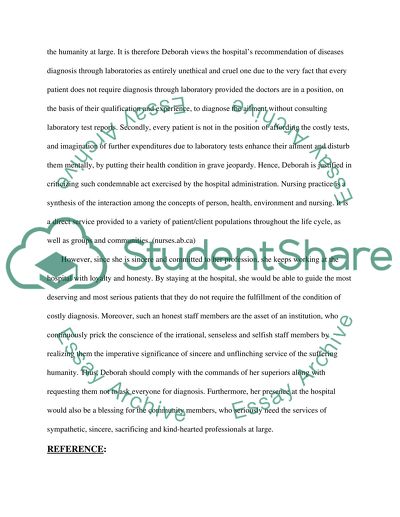 Nursing Practice Standards and Ethics