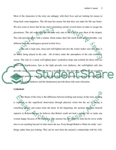 Understanding Raymond Carver