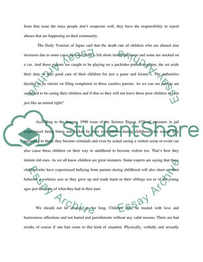 Child Abuse: Sexually and Psychologically Aspects