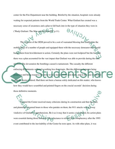 Rudy Giuliani: The Man And His Moment