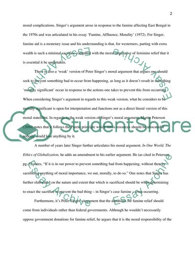 Ethics of Assistance