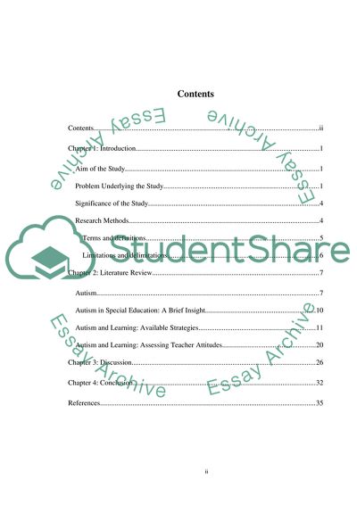 Children With Autism Affect Childrens Educational and Learning Outcomes