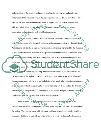 Film analysis with historical references - The Motorcycle Diaries