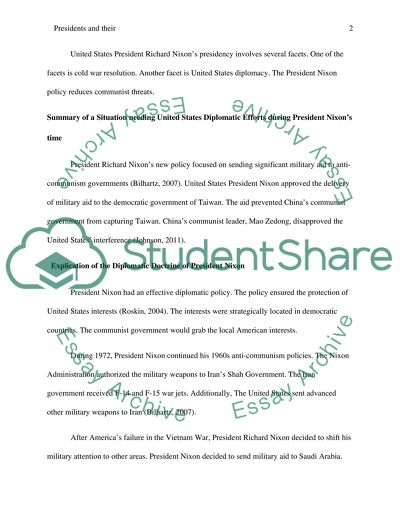Assignment 1 - The Cold War and U.S. Diplomacy