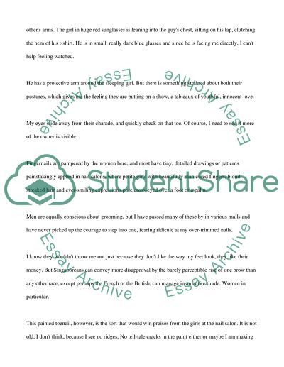 Appearances and Obsessions