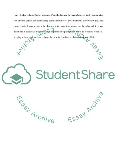 Coming To Terms With Place: Response To You, Too, Can Be Americano