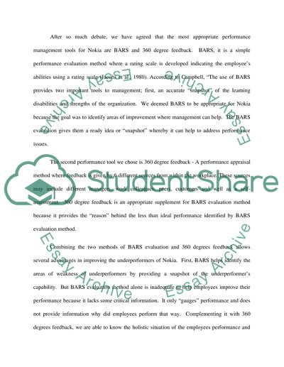 Individual reflection