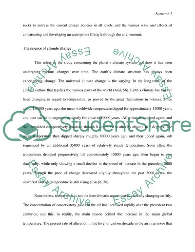 The Science of Climate Change