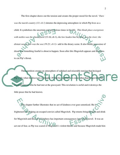 essay great expectations chapter one