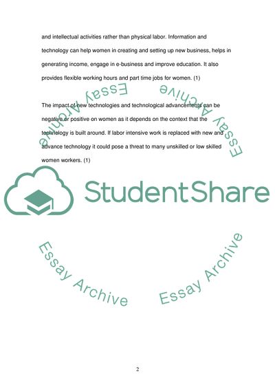 Women Empowerment in Labor Market