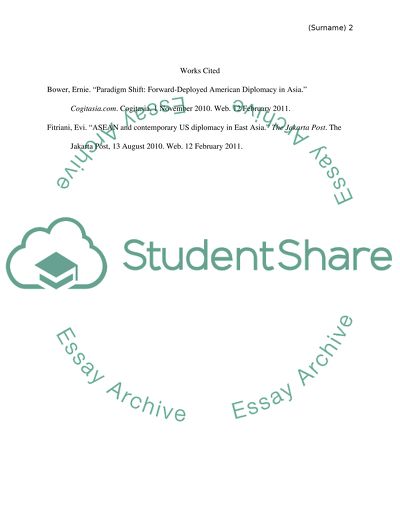 Balancing U.S. Interests in Southeast Asia