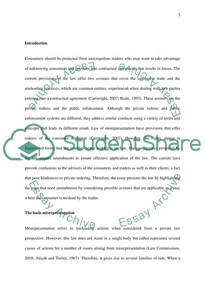 The Basis Misrepresentation