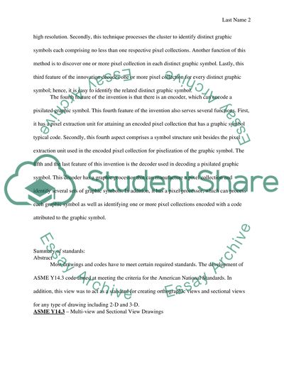 Summary of patents and standards