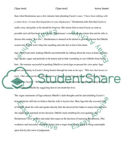 Othello Act-III, Scene-III