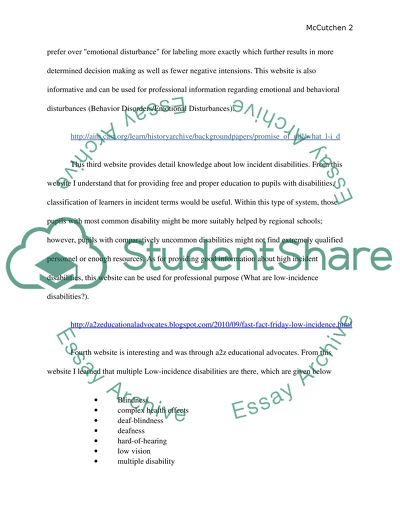 Low and High incidence disabilites and gifts and talents