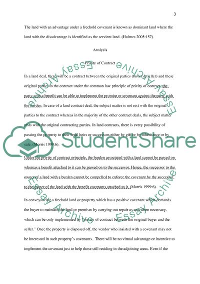 Freehold covenants are too easy to impose upon land and too difficult to remove