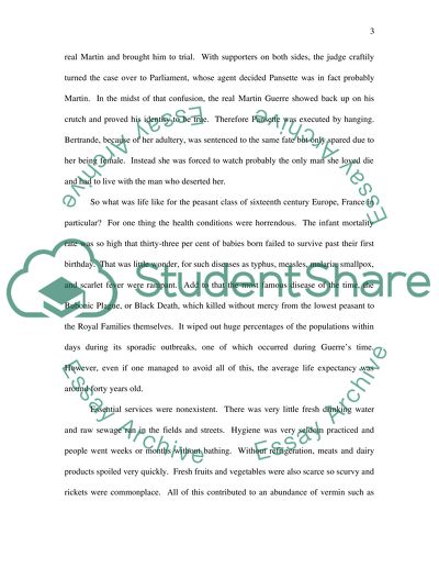 The Return of Martin Guerre