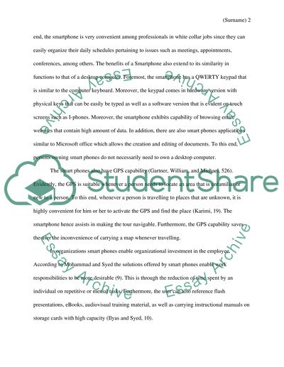 Features of Smartphones