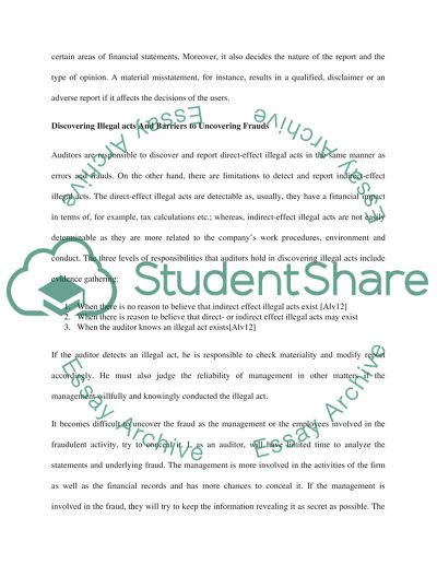 Auditing and Assurance