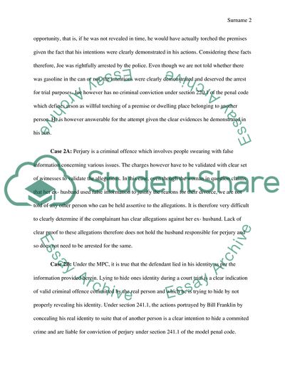 Criminal Law and the Penal Code