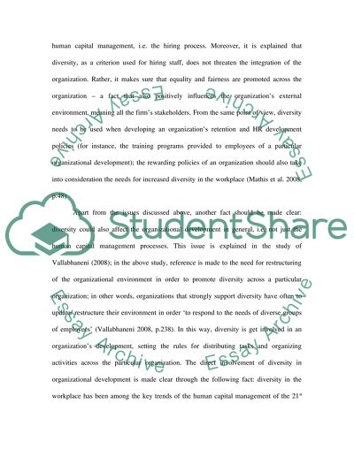 Managing Diversity at Cityside Financial Services