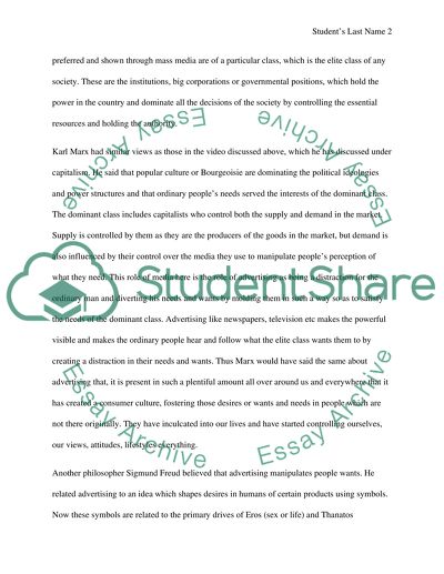 Sociology - How does advertising function as a system of indoctrination