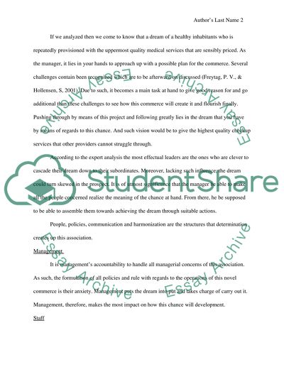 Quality in Health Care Administration