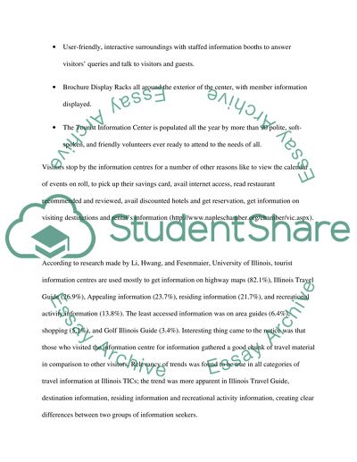 Assessing User Needs in Tourist Information Centers