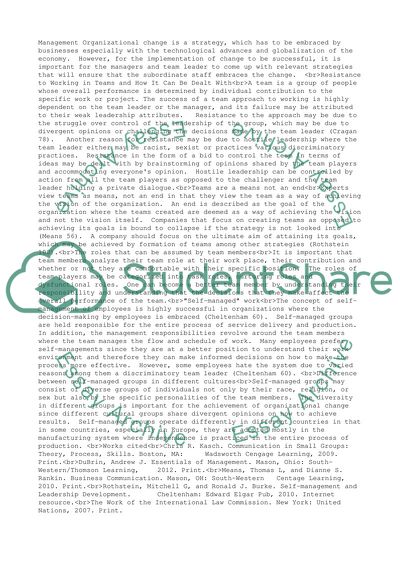 The Strategy of Organizational Change