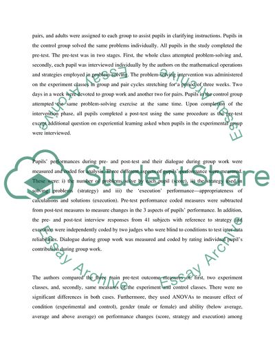 Conceptual Gain and Successful Problem-solving in Primary School Mathematics