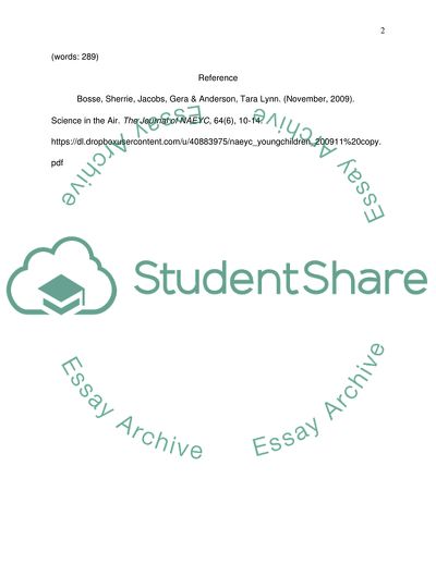 Science in the Air by Sherrie Bosse, Gera Jacobs and Tara Lynn Anderson