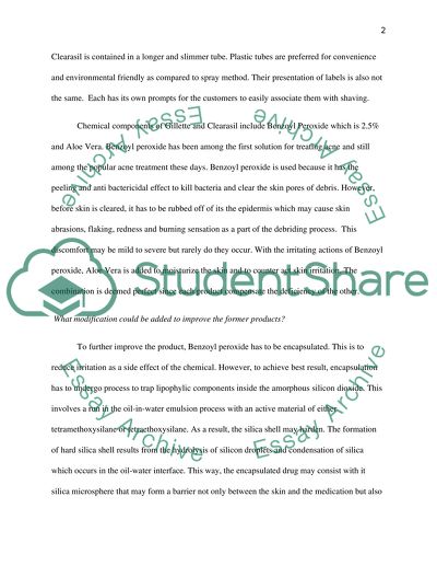 After shave gel: make-up