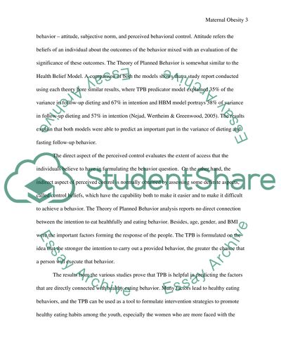 Maternal Obesity Problem