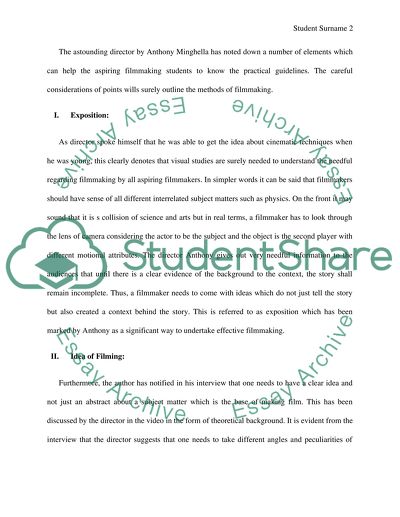 Article Analysis Paper: