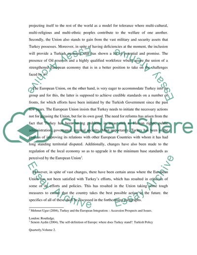 European Union and Turkey