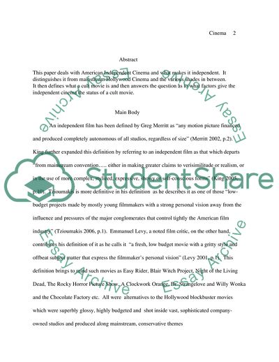 American Independent Cinema