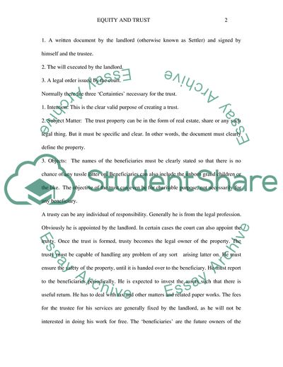 Equity and Trust, Contractual Right