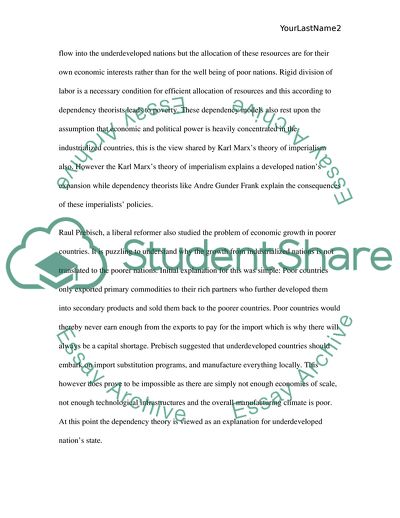 The Development of the World Economy