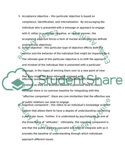 PR Strategy Development Definitions Worksheet