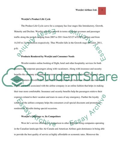 WestJet Airlines Ltd. WestJet and Air Canada