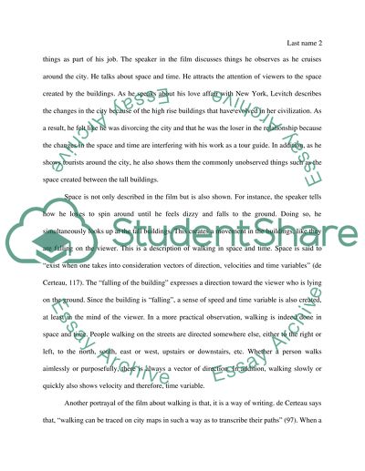 Text / Film analysis