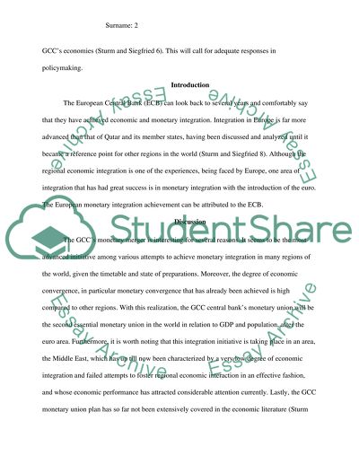 The Introduction of a Single Currency
