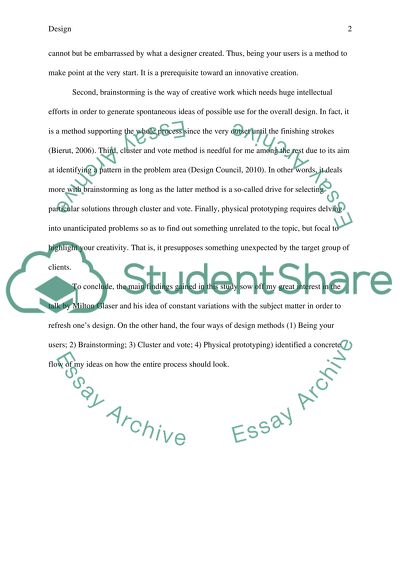 Milton Glasers nurturing ideas