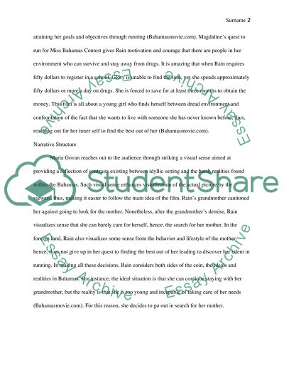 The World Film Journal- the movie Rain by Maria Govan