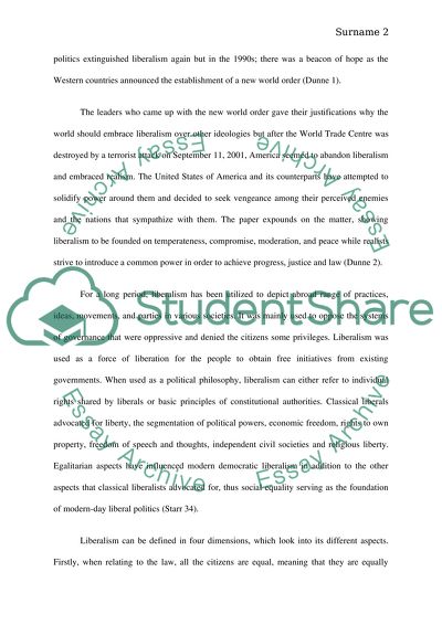 Liberalism and Why It Should Be Promoted across Borders