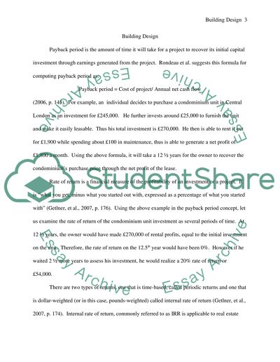 Information Related to Building Design
