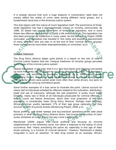 Racial Inequalities in the US Justice System