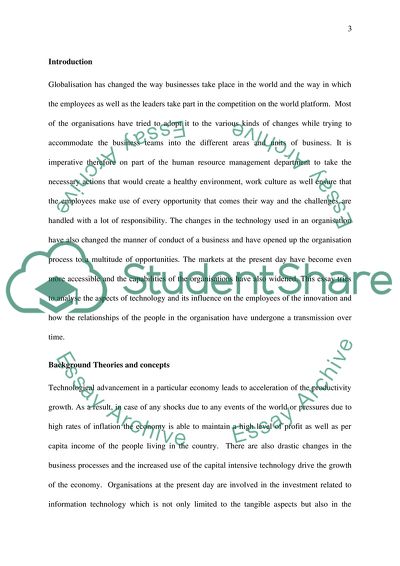 Technology and Employees